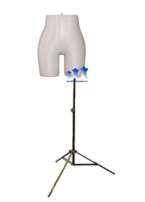 Inflatable Female Panty Form, with MS12 Stand, Ivory